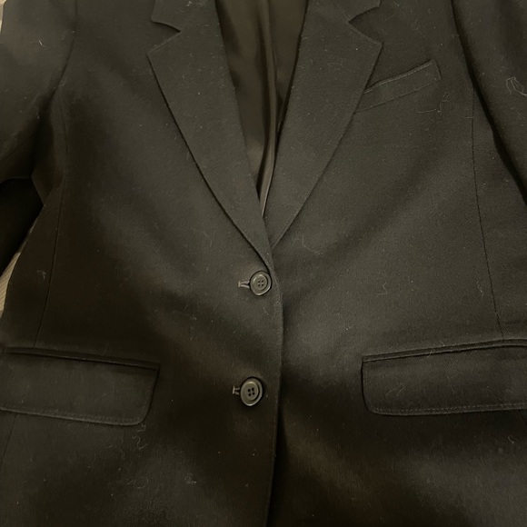 Pendleton Petite Black Wool Blazer | Tailored Fit | Women’s Medium (Tag Missing) - Picture 2 of 7